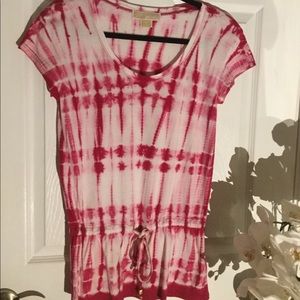 Michael Kors Tie Dye Tunic Top
